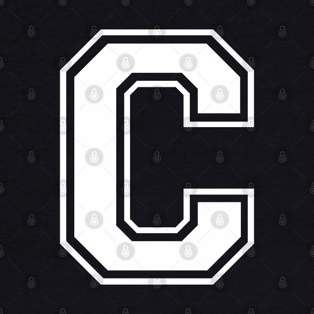 Initial Letter C - Varsity Style Design by Hotshots